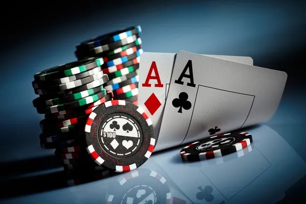 HD camera view of Live Baccarat cards being dealt on idcjoker